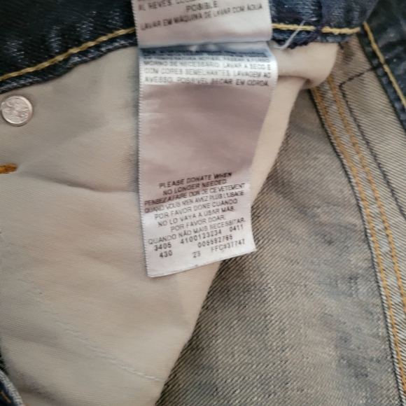 Levi's Relaxed Straight 100% Cotton Jeans Size 38/34 Men's Excellent Condition - Picture 11 of 12